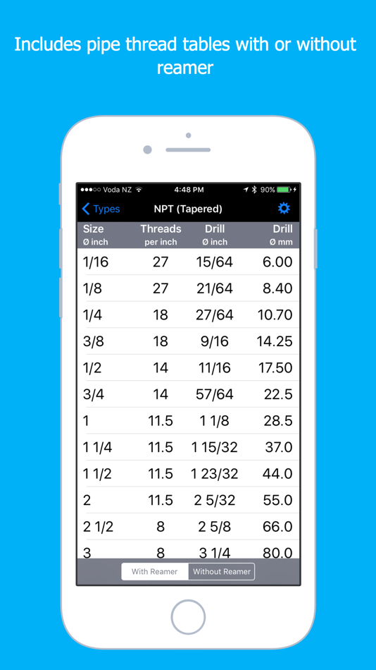 #4. Drill and Tap Tool - Thread Tapping & Through Hole (iOS) 由: Chewy Applications