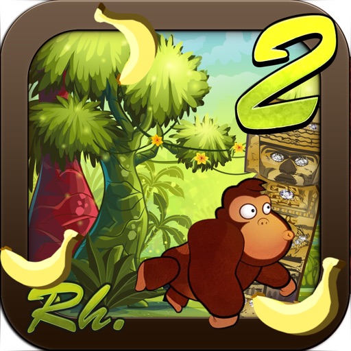 Banana Monkey Jungle Run Game 2- Gorilla Kong Lite Icon