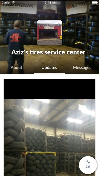 Aziz's tires service center by AppsVillage