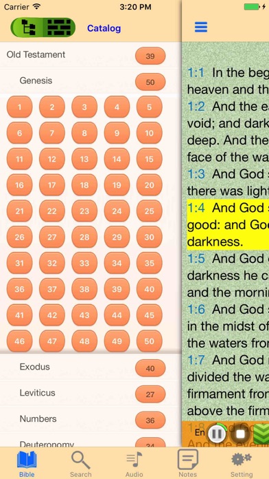 Screenshot #2 pour King James Version - KJV - Holy Bible Audio Book