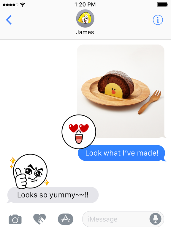 Screenshot #5 pour Witty-MOON Emoji - LINE FRIENDS