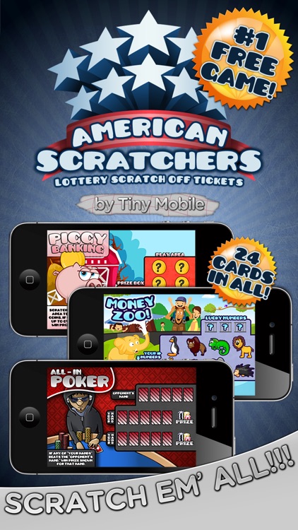 American Scratchers Lottery Scratch Off Tickets