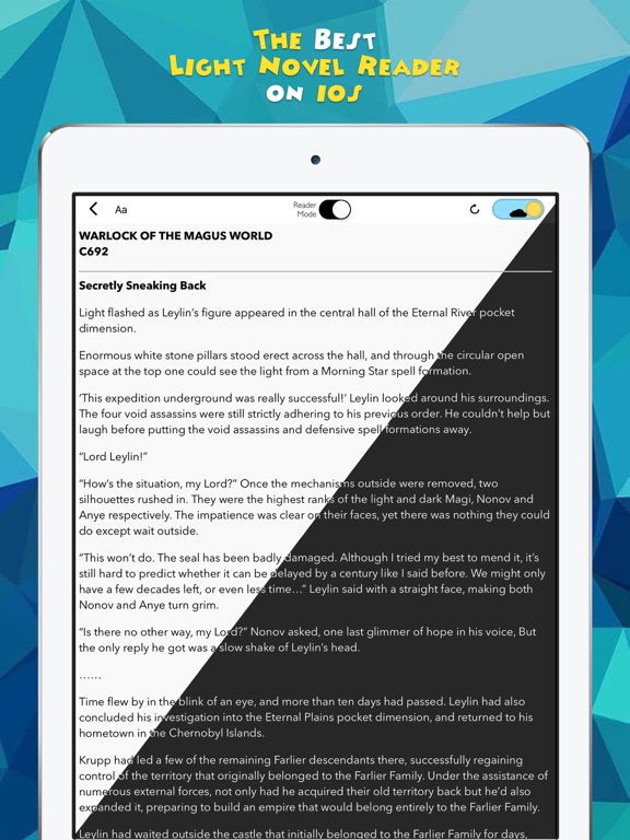 Screenshot #4 pour Novel Updates, The Best Reader for Light Novels