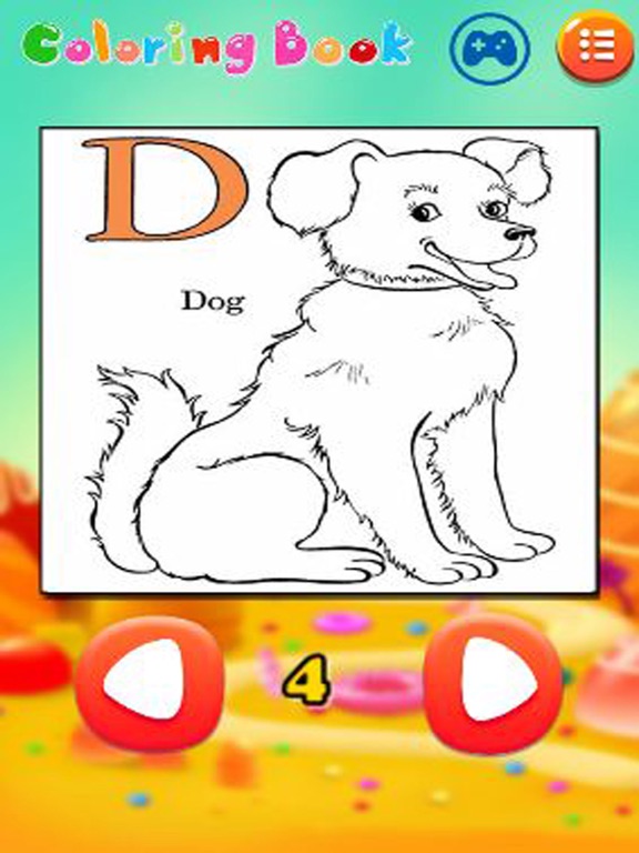 Screenshot #4 pour Alphabet Apprentissage jeu de coloriage