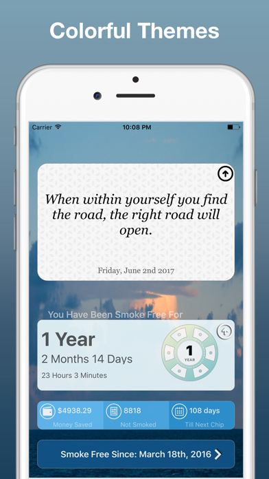 Quit Smoking Addiction Tool & Calculator iPhone screenshot 5 - Lifestyle app