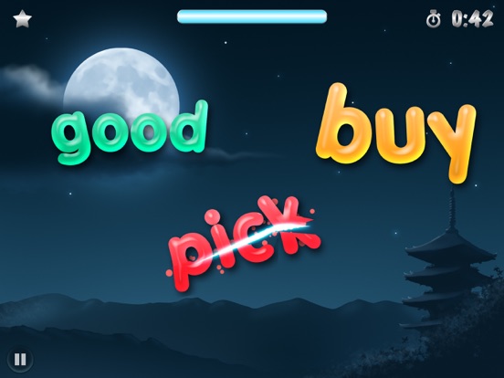 Screenshot #5 pour Sight Words Ninja - Slicing Game to Learn to Read