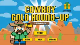 cowboy gold round-up platformer game iphone capturas de pantalla 1