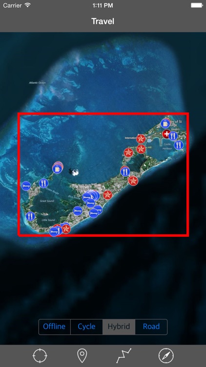 BERMUDA – GPS Travel Map Offline Navigator
