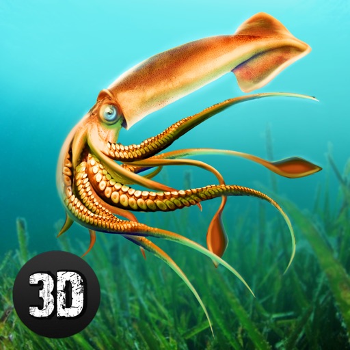 Squid Simulator: Underwater Animal Life 3D by Tayga Games OOO