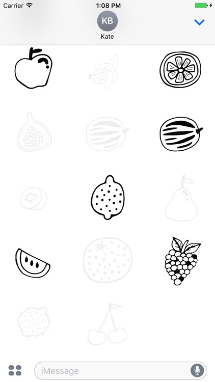 Animated Cute Fruit Stickers screenshot-4
