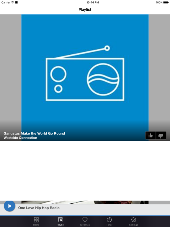 Screenshot #5 pour One Love Hip Hop Radio.