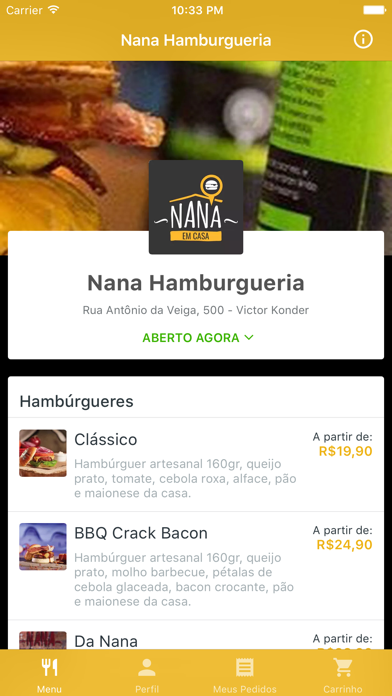 How to cancel & delete Nana Hamburgueria Delivery from iphone & ipad 2