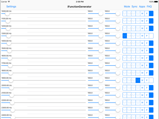 iFunctionGenerator iPad app afbeelding 3