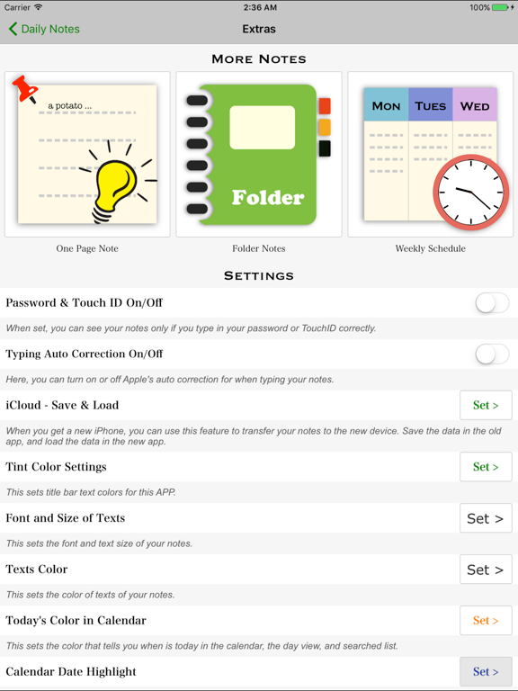 Screenshot #4 for Daily Notes Planner