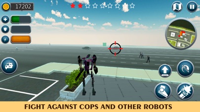 Bike Transforming Robot Pursuit Screenshot 2