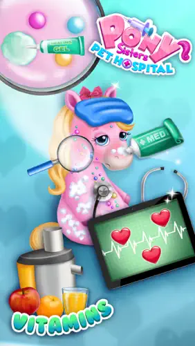 Pony Sisters Pet Hospital - No Ads screenshot 4
