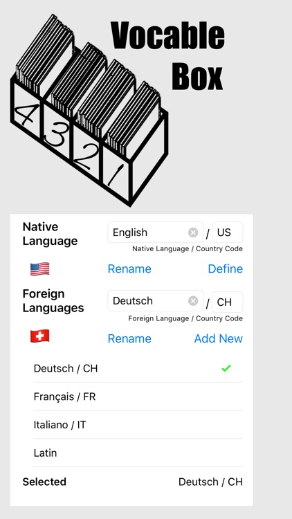 Vocable Box - Flashcards Learning and Study Aid