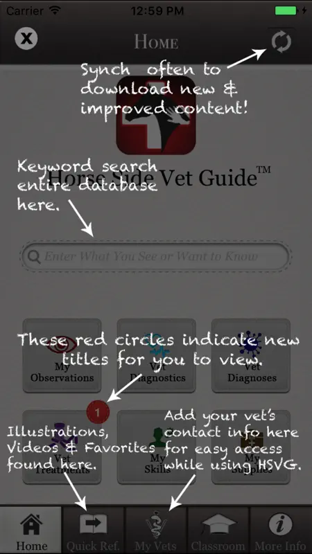 Horse Side Vet Guide screenshot 2 of 5