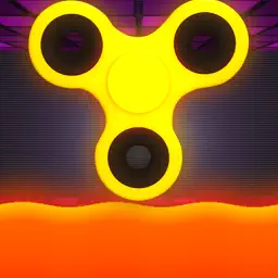 Fidget Spinner Wheel Arcade Game The Floor is Lava app icon