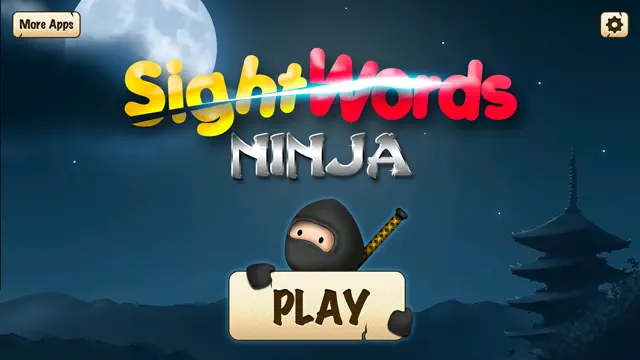 Sight Words Ninja - Slicing Game to Learn to Read screenshot 1