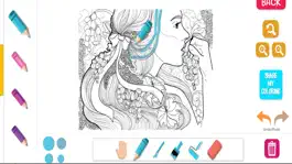Game screenshot Adult Colouring Princess Girl Stress Relieved mod apk