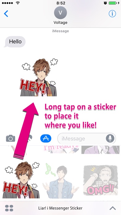 Screenshot #3 pour Liar! i Messenger Sticker