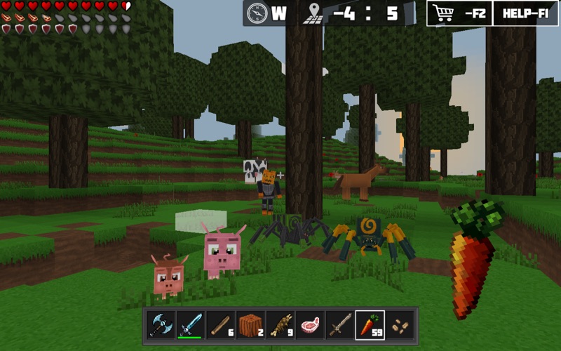 World of Cubes Survival Craft Screenshot