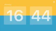 Flip Clock - minimalism digital alarm clock no ads iphone bilder 2