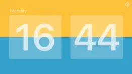 flip clock - minimalism digital alarm clock no ads iphone resimleri 3