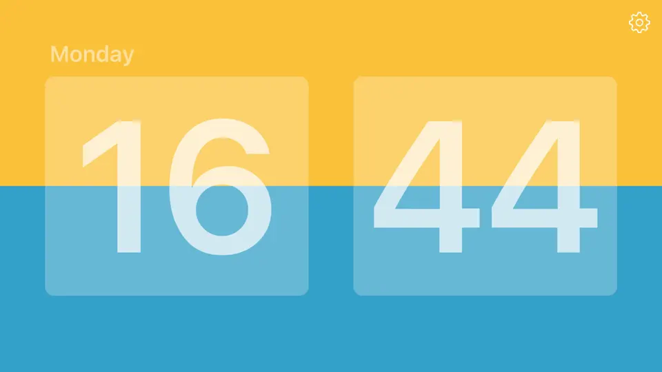 Captura de pantalla de Flip Clock - Minimalism Digital Alarm Clock No Ads en iPhone 3