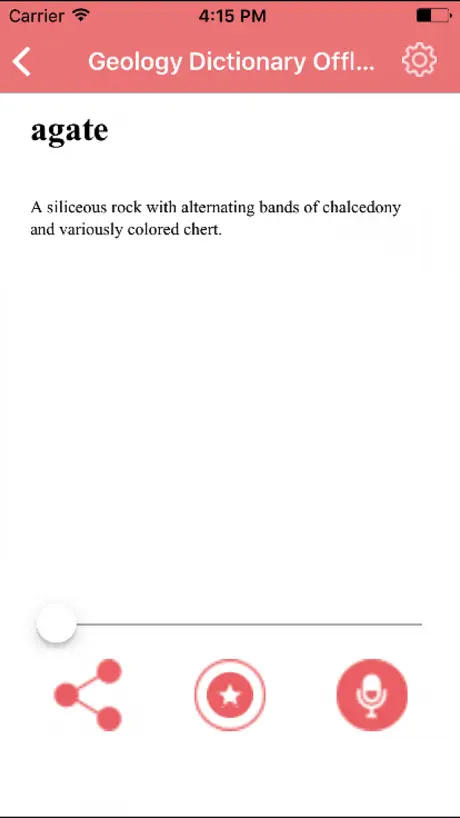 Geology Dictionary Terms Definitions