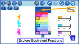 Game screenshot Fraction Strips by mathies hack
