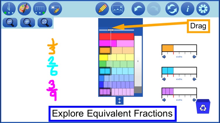 Fraction Strips by mathies