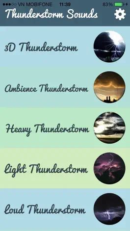 Game screenshot Thunderstorm Sounds Nature - Thunder Sounds Sleep apk