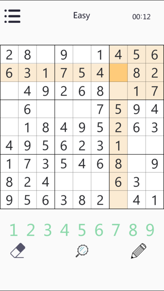 #1. Sudoku - Classic Sudoku Game (iOS) By: yanyan wang