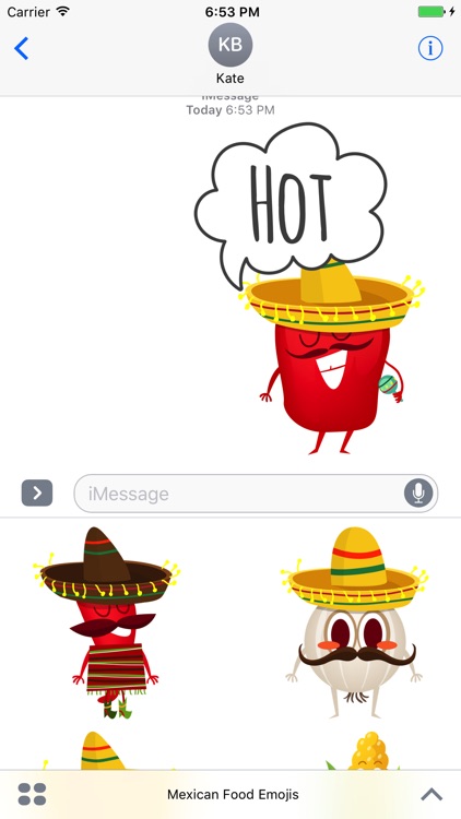 Mexican Food Emojis screenshot-3
