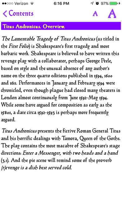 ShakesQuiz: Shakespeare quiz & complete works iPhone screenshot 4 - Education app