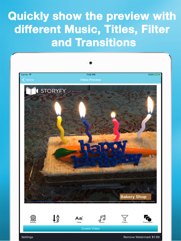 Screenshot #4 pour Storyfy: Slideshow Maker