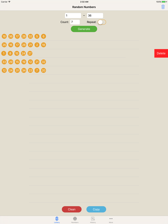 Screenshot #5 pour Nombre Aléatoire - Random All Numbers