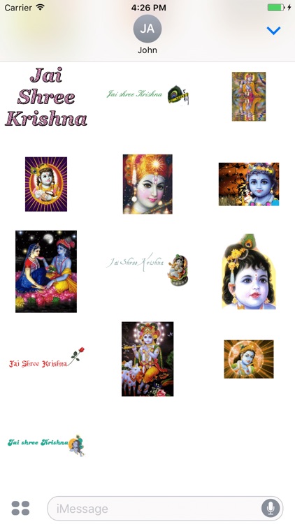 Animated Shree Radha Krishna GIF Stickers