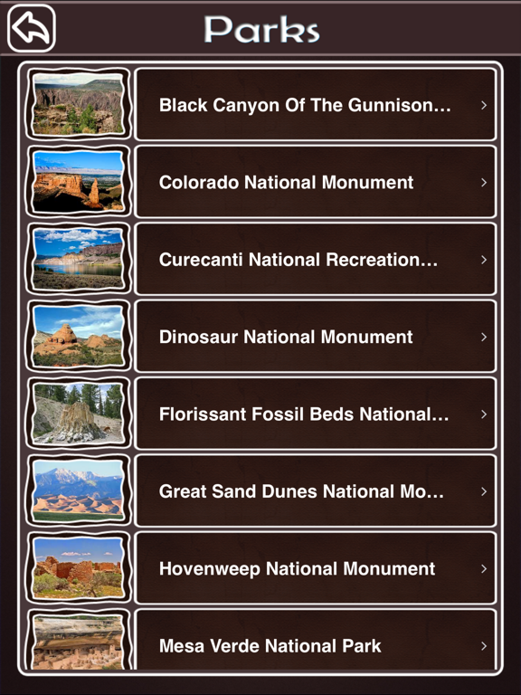 Screenshot #6 pour Colorado National & State Parks