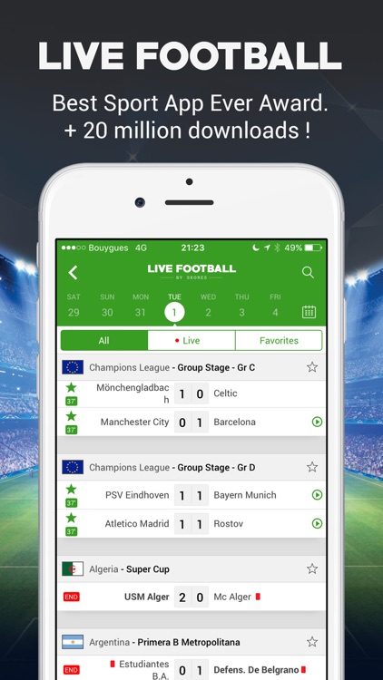 Live Football Scores - Soccer Live Score