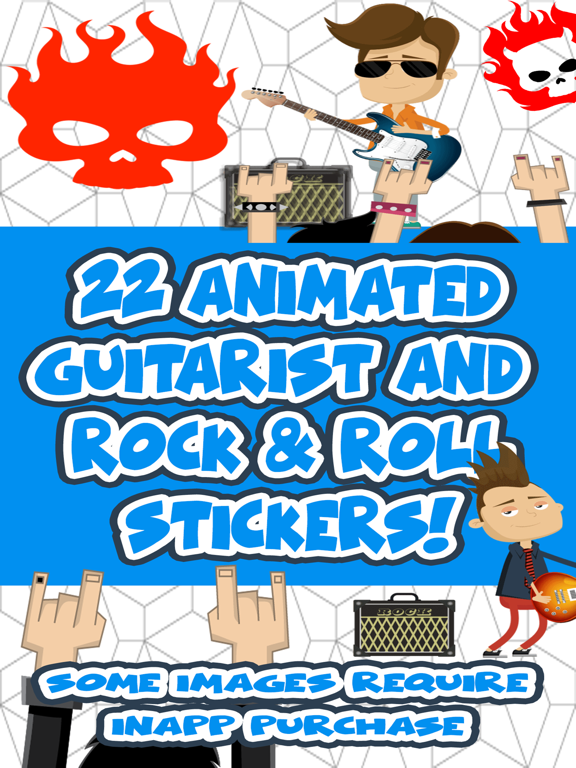 Screenshot #4 pour Animated Guitarist Stickers for Messaging
