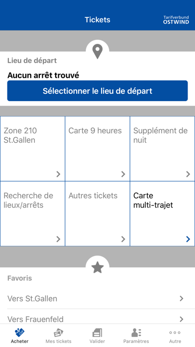 Screenshot #1 pour OSTWIND Tickets