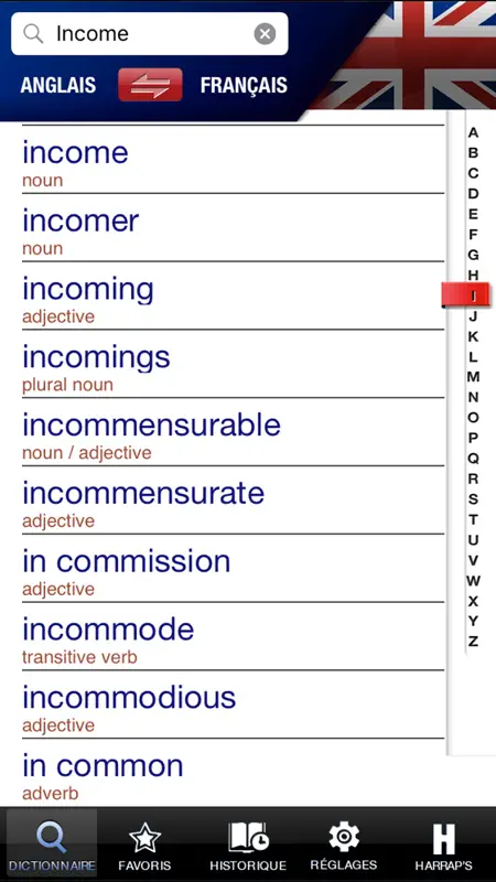 Dictionnaire Harrap's Shorter anglais-français screenshot 1 of 5