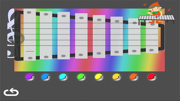 彩虹色的钢琴键盘 screenshot-4
