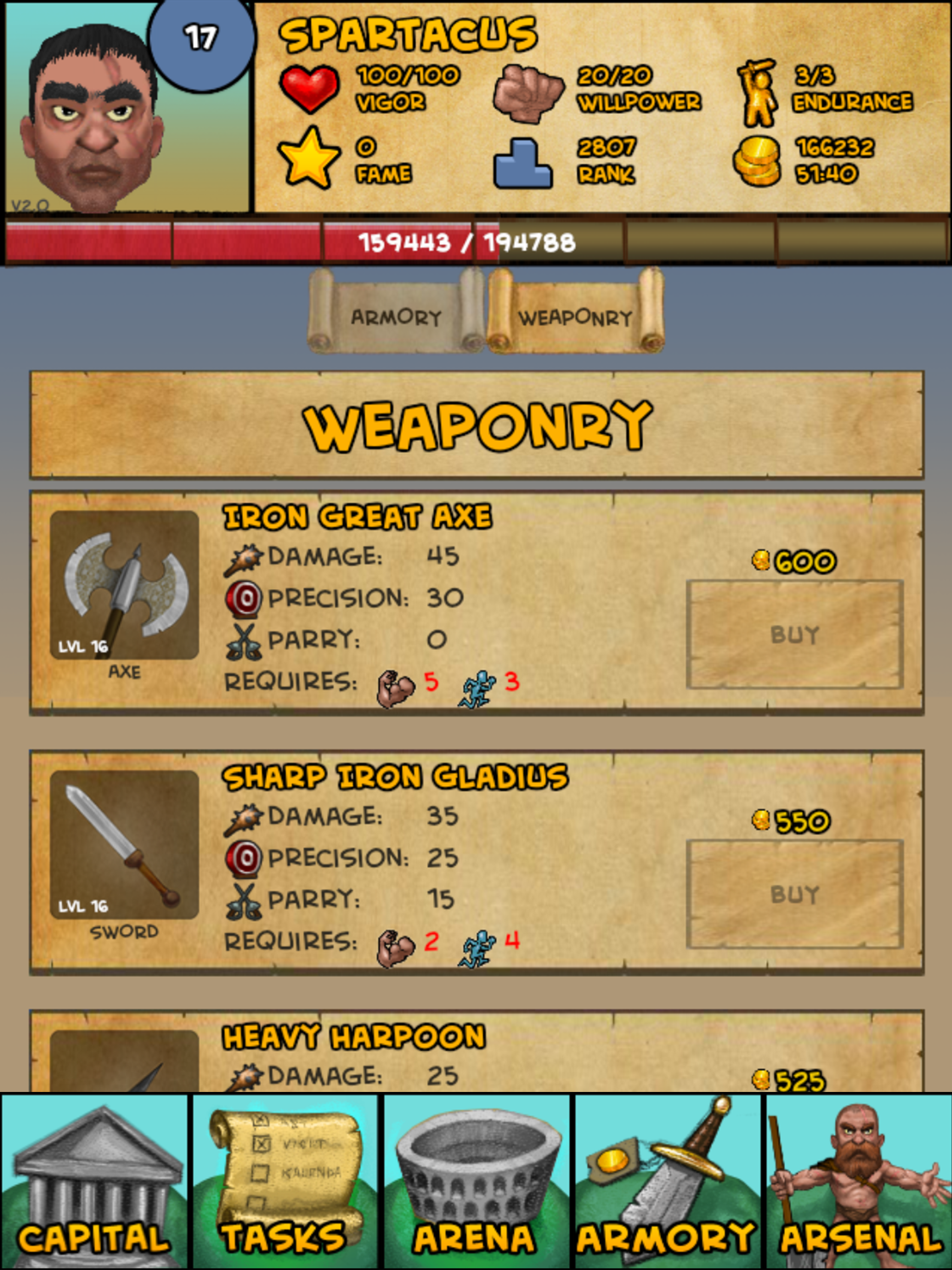 Gladiator: Rise of Legends
