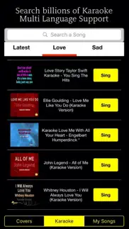 singer! karaoke music - search and sing iphone screenshot 2