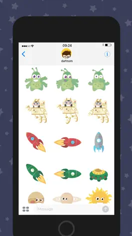 Game screenshot Outer Space Sticker Pack hack