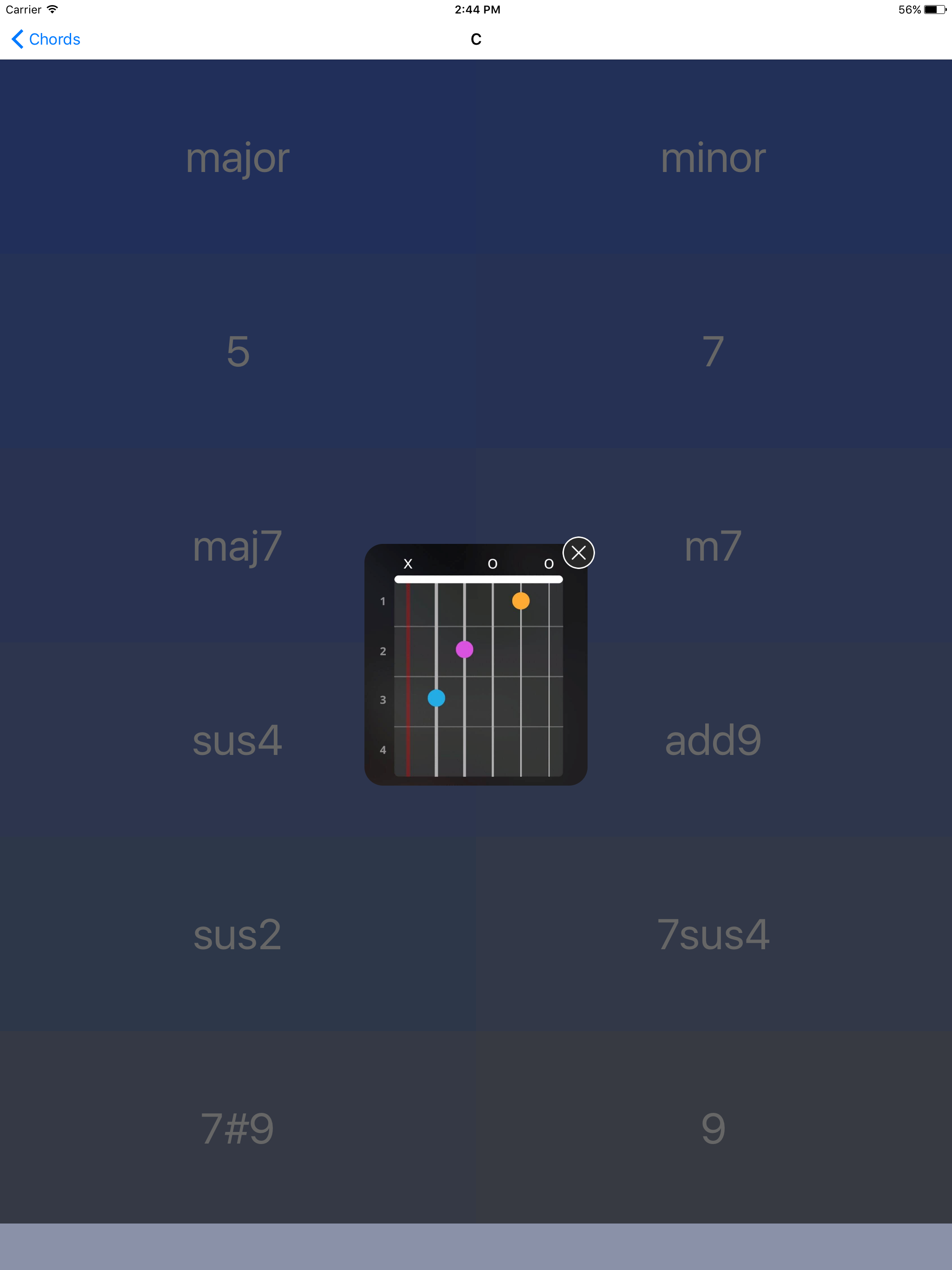 Guitar Chord Diagrams screenshot 10